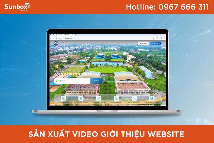 sản xuất video giới thiệu website, video giới thiệu website, sản xuất video, dịch vụ sản xuất video, sunbox media